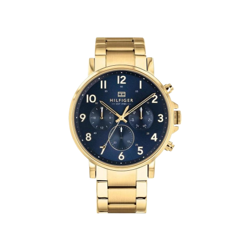Tommy Hilfiger Daniel Chronograph Blue Dial Gold