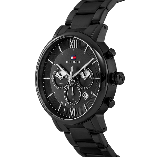 Tommy Hilfiger Evan Chronograph Quartz Black Dial