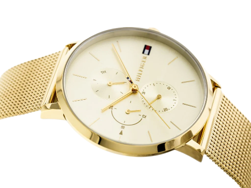Tommy Hilfiger Jenna Quartz White Dial Gold