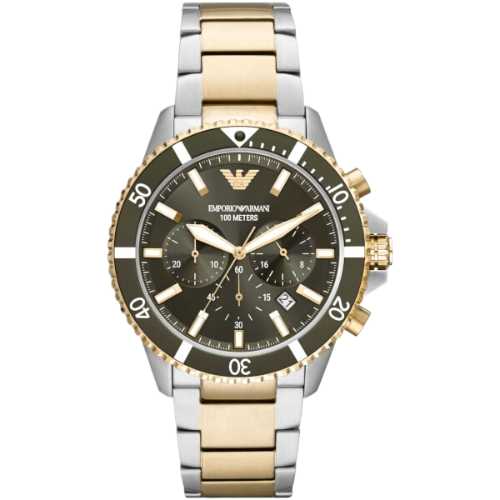 Emporio Armani Diver Chronograph Green Dial