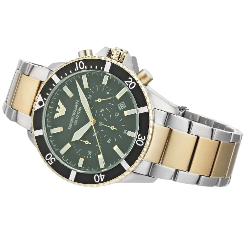 Emporio Armani Diver Chronograph Green Dial