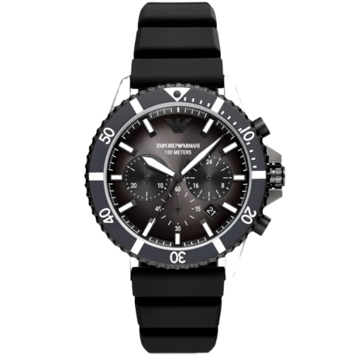 Emporio Armani Diver Chronograph Black