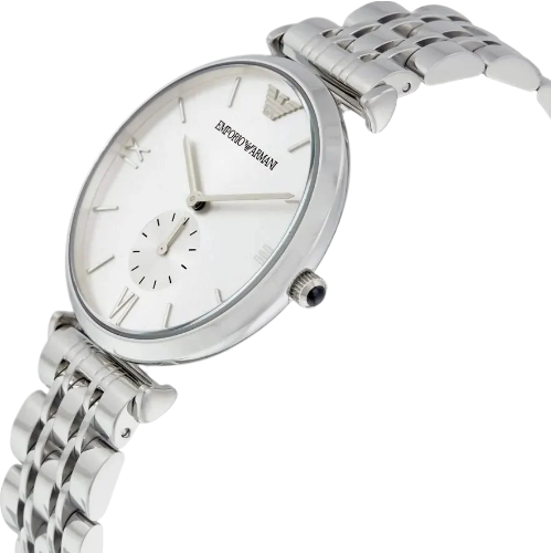 Emporio Armani Classic Silver Dial Silver