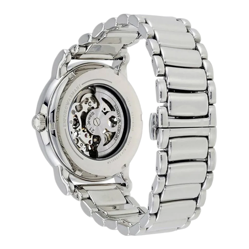 Emporio Armani Meccanico Skeleton Silver