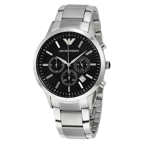 Emporio Armani Classic Chronograph Black Dial