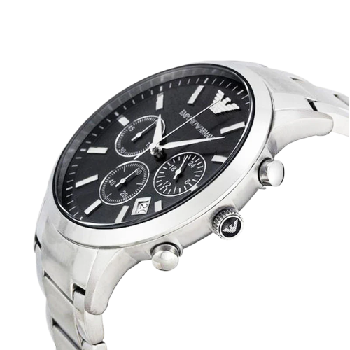 Emporio Armani Classic Chronograph Black Dial