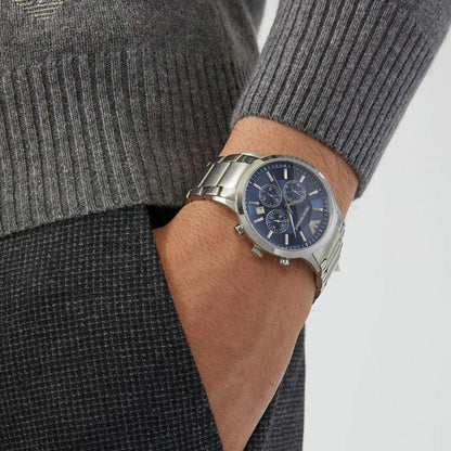Emporio Armani Renato Chronograph Blue