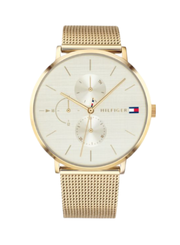 Tommy Hilfiger Jenna Quartz White Dial Gold