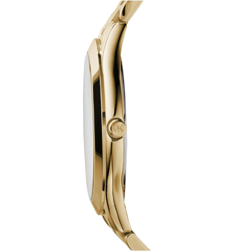 Michael Kors Slim Runway Gold Watch with Gold