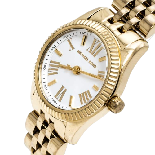 Michael Kors Lexington Quartz Silver Dial Gold