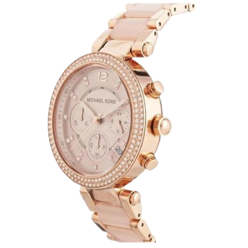 Michael Kors Parker Women's Watch with Pink Dial
