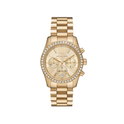 Michael Kors Lexington Chronograph Gold-Tone