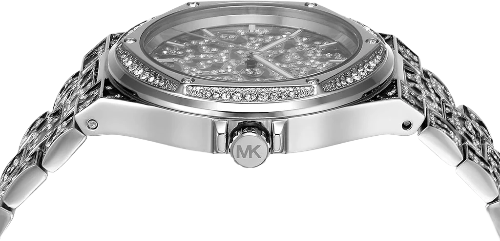 Michael Kors Lennox Analog Crystals Silver Dial Silver