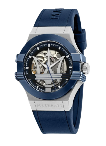 Maserati Potenza Automatic Skeleton Blue