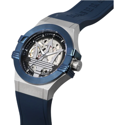 Maserati Potenza Automatic Skeleton Blue