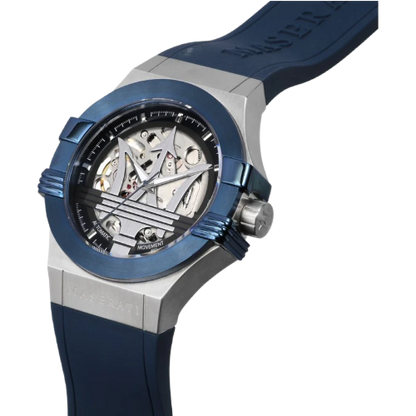 Maserati Potenza Automatic Skeleton Blue