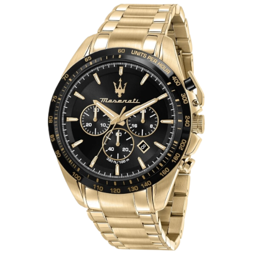 Maserati Traguardo Chronograph Black Dial
